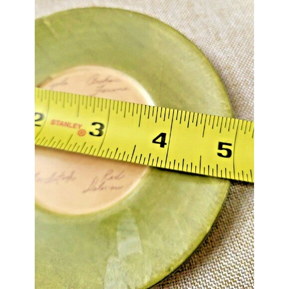 Cups and Saucers Set of 4 Cracker Barrel Susan Winget Apple Orchard - Picture 8 of 10